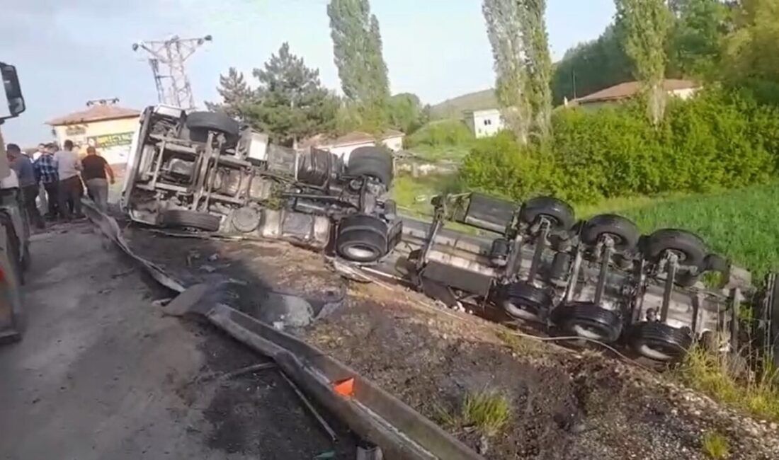 Yozgat'ta meydana gelen kazada, A.A. adlı sürücü kontrolü kaybetti ve