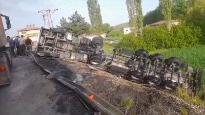 Yozgat'ta meydana gelen kazada, A.A. adlı sürücü kontrolü kaybetti ve