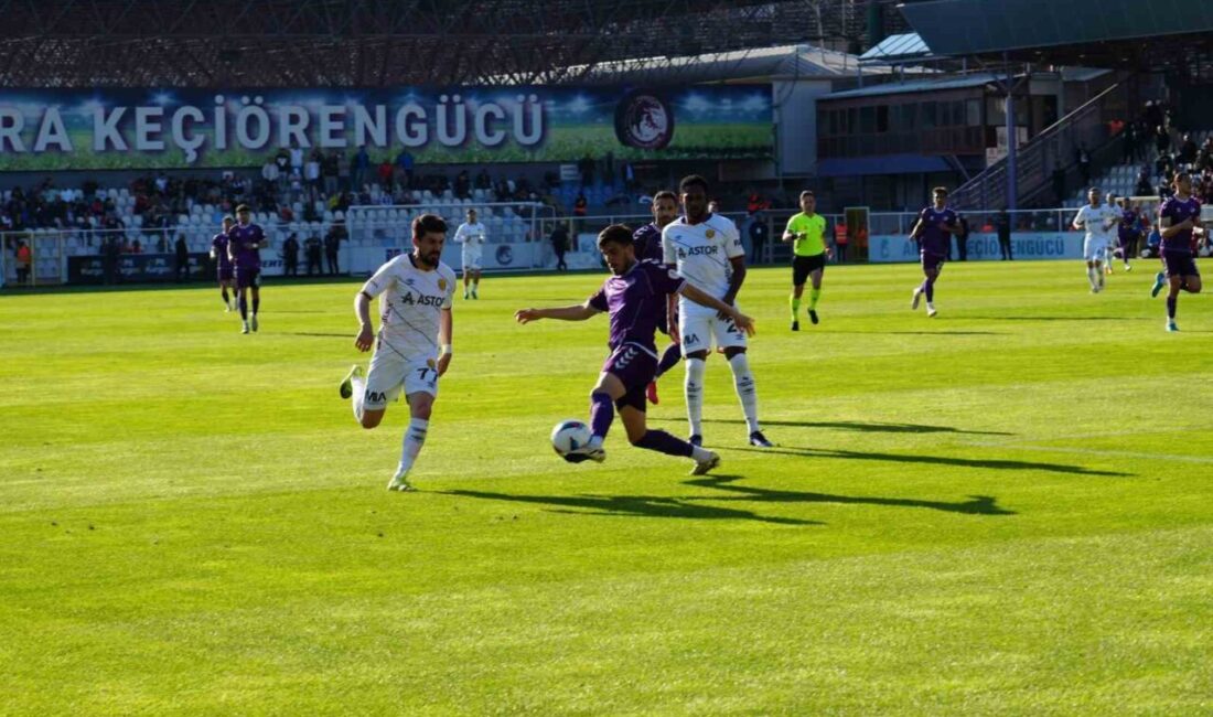 Ankara Keçiörengücü, MKE Ankaragücü karşısında 3-2'lik mağlubiyetle ligde zor bir