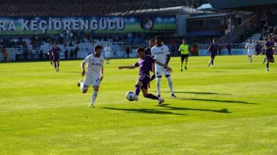 Ankara Keçiörengücü, MKE Ankaragücü karşısında 3-2'lik mağlubiyetle ligde zor bir