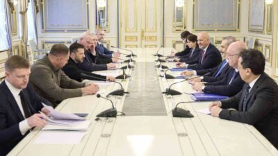 Ukrayna Devlet Başkanı Zelenskiy, Türkiye Dışişleri Bakanı Fidan'la yaptıkları toplantı