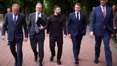 ABD, İngiltere, Fransa, Almanya ve Polonya liderleri, Ukrayna Devlet Başkanı