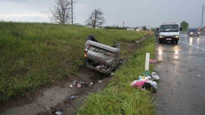 Kırıkkale'de yağmur sonucu meydana gelen trafik kazasında aynı aileden 4