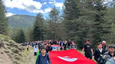 Çorum'un İskilip ilçesindeki Yalak Yaylası'nda düzenlenen 19 Mayıs Gençlik Şenliği,