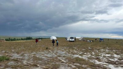 Yozgat genelinde etkili olan sağanak ve dolu yağışı, özellikle merkez