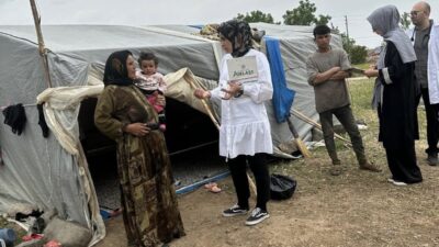 Çiçekdağı Toplum Sağlığı Merkezi hekimleri ve sağlık personelleri, ilçede bulunan