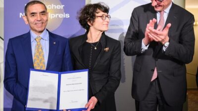 Biyoteknoloji şirketi Biontech’in kurucuları Özlem Türeci ve Uğur Şahin, 2025