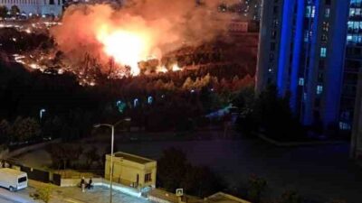 Ankara'nın Keçiören ilçesinde çıkan yangın, 2 saatlik müdahale sonucu söndürüldü.