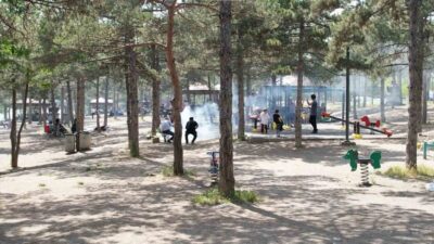Ankara'da Kurban Bayramı'nın ilk gününde Mavi Göl, doğa tutkunlarının vazgeçilmez