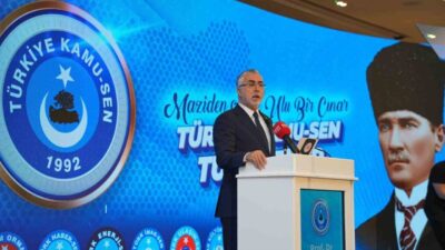 Çalışma ve Sosyal Güvenlik Bakanı Vedat Işıkhan, Türkiye'de kamu sendikalaşma