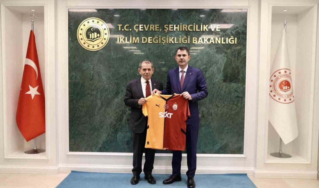 Bakan Kurum, Galatasaray Spor Kulübü Başkanı Özbek’i kabul etti Çevre Bakanı Murat Kurum,