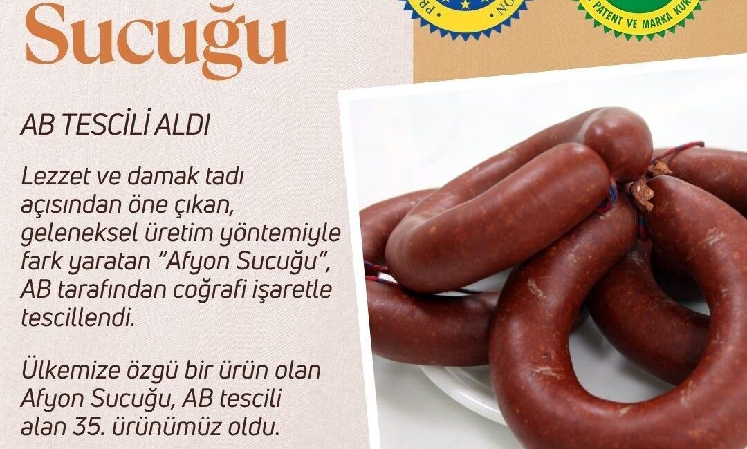 Afyon sucuğunun Avrupa Birliği'nden