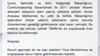 Çevre, Şehircilik ve İklim Değişikliği Bakanlığı, CHP Genel Başkanı Özgür