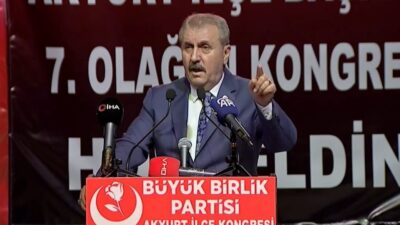 BBP Genel Başkanı Mustafa Destici, Terör örgütleriyle müzakere yerine mücadele