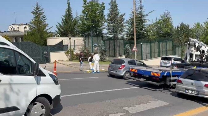 Çankaya Köşkü yakınında yaşanan olayda alkollü bir sürücü diğer sürücüye