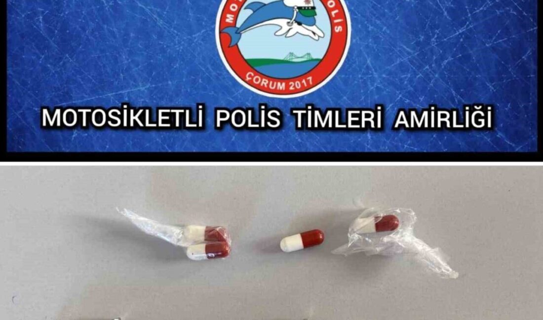 Çorum'da polis ekipleri geniş çaplı uygulamalar sonucunda 5 aranan şahsı