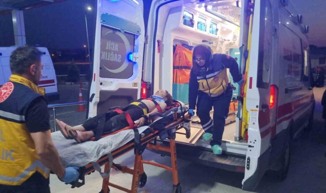 Çorum’da otomobilin çarptığı yaya yaralandı Çorum'un Alaca ilçesindeki trafik