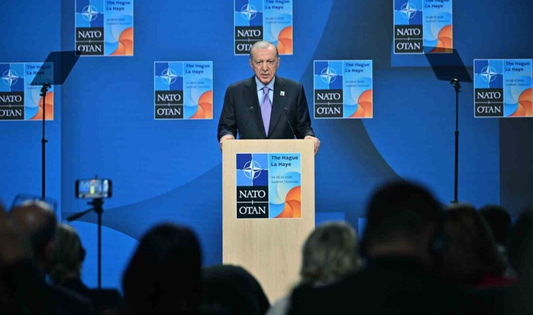 Cumhurbaşkanı Erdoğan: “Orta Doğu’da barışın temini için herkesin elini taşın altına koyması gerekiyor” Cumhurbaşkanı Erdoğan, NATO Liderler