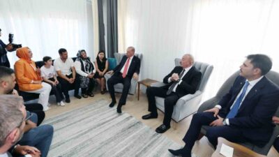Cumhurbaşkanı Erdoğan ve Azerbaycan Cumhurbaşkanı Aliyev, depremzede aile ziyaretinin ardından