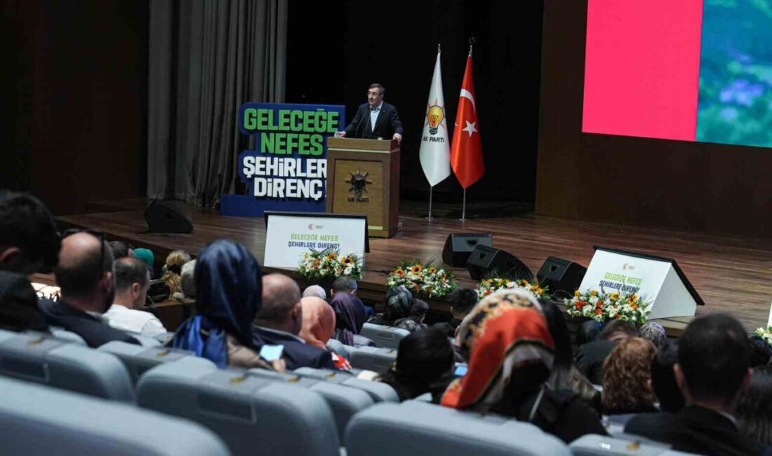 Cevdet Yılmaz, enflasyonun düşüşünü ve Türkiye'nin kalkınmasındaki başarıları vurguladığı konuşmasında,