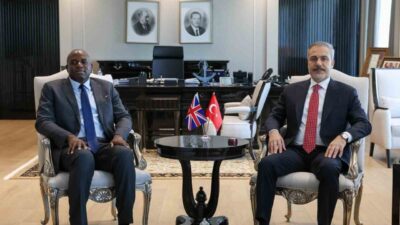 Hakan Fidan ve David Lammy, Ankara'da Dışişleri Bakanlığı'nda bir araya