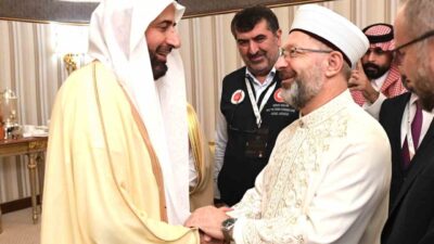 Diyanet İşleri Başkanı Prof. Dr. Ali Erbaş, Suudi Arabistan'da düzenlenen