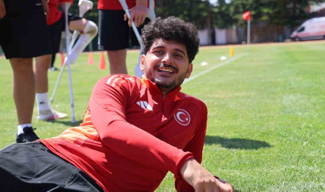 Düğünden kampa: Barış Telli, balayını milli takım kampında geçiriyor Ampute Futbol Milli Takımı'nın