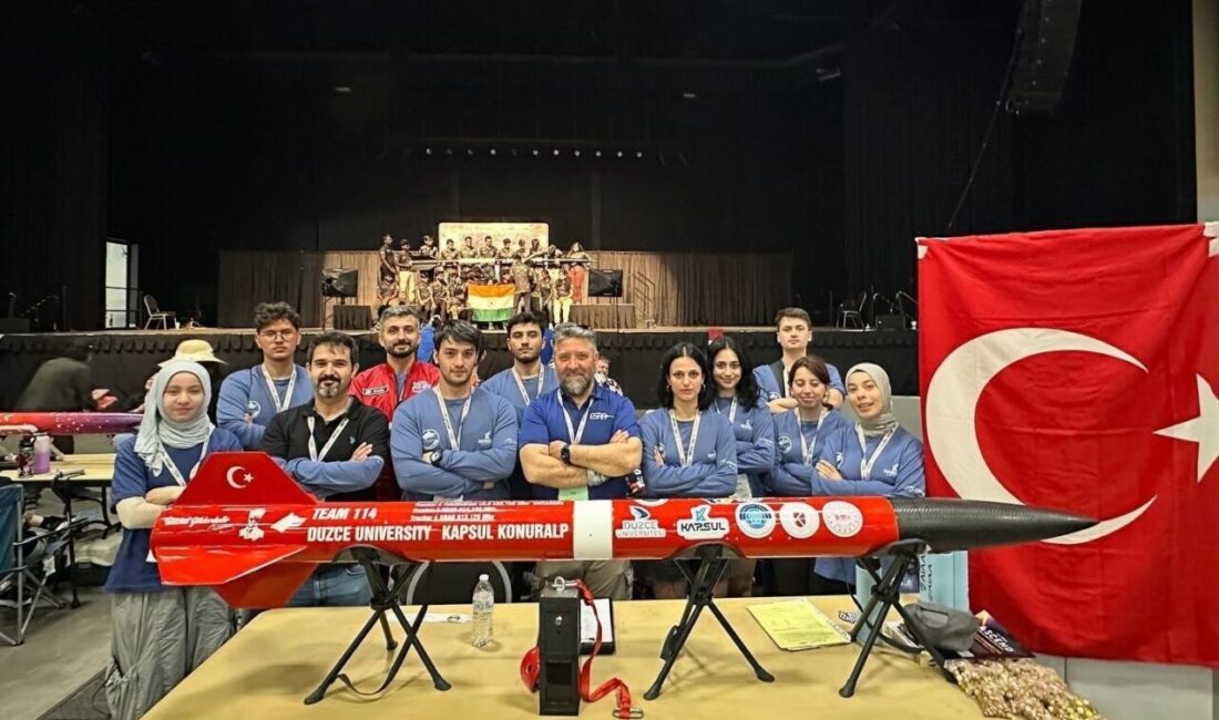 Düzce Üniversitesi Kapsül Konuralp roket takımı, IREC 2025 yarışmasında Türkiye'yi