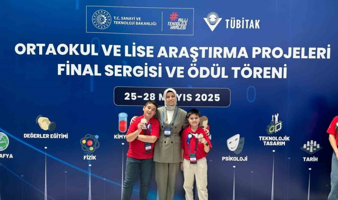 Düzce Bahçeşehir BİLSEM öğrencileri, TÜBİTAK Ortaokul Öğrencileri Araştırma Projeleri Yarışması