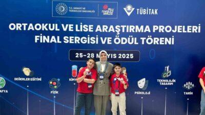 Düzce Bahçeşehir BİLSEM öğrencileri, TÜBİTAK Ortaokul Öğrencileri Araştırma Projeleri Yarışması
