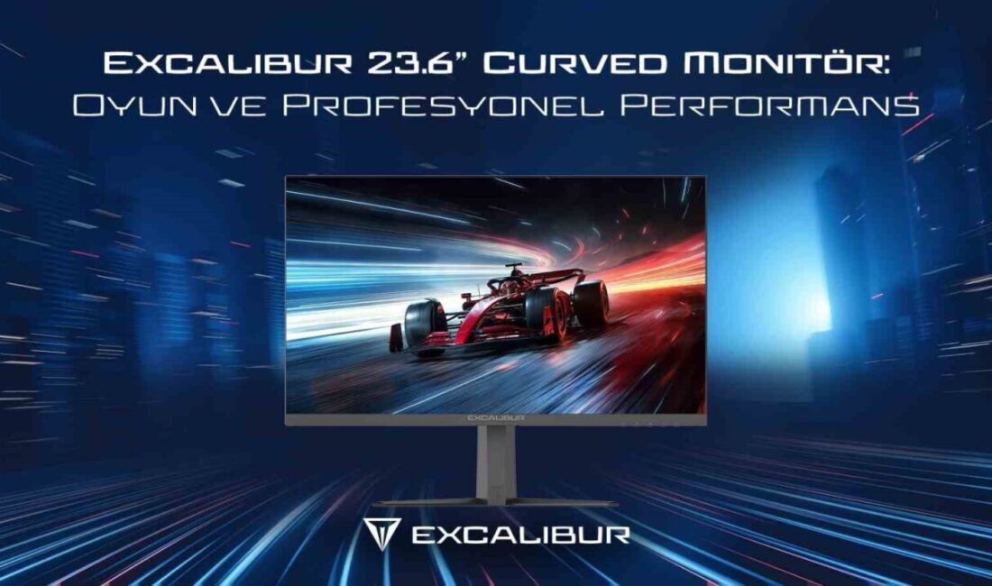 Casper'ın Excalibur 23.6’’ Curved Monitör'ü 200Hz yenileme hızı ve 1ms
