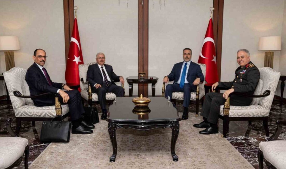 Dışişleri Bakanı Hakan Fidan, Milli Savunma Bakanı Yaşar Güler, Genelkurmay