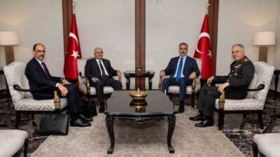 Dışişleri Bakanı Hakan Fidan, Milli Savunma Bakanı Yaşar Güler, Genelkurmay
