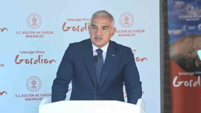 Kültür ve Turizm Bakanı Mehmet Nuri Ersoy, Gordion Antik Kenti'nde