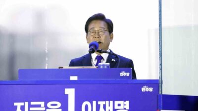 Güney Kore'deki devlet başkanlığı seçimlerinde Demokratik Parti adayı Lee Jae-myung