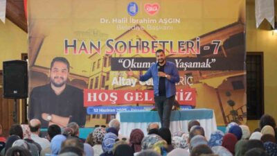 Çorum Belediyesi, Yazar Altay Cem Meriç'in katılımıyla gerçekleşen ‘Han Sohbetleri’