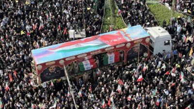 İran'ın başkenti Tahran'da, İsrail'in gerçekleştirdiği saldırılarda hayatını kaybeden İran Genelkurmay