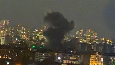 İsrail ordusu, Lübnan'ın başkenti Beyrut'un güneyinde Hizbullah'a ait bir tesisin