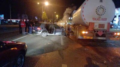 Çorum-Kırıkkale Karayolu'ndaki trafik kazasında A.B. isimli 74 yaşındaki sürücü, kontrolden