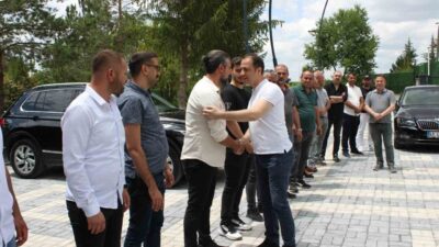 Alaca eski kaymakamı Engin Tok, Kaman ilçesine atanarak veda etti.