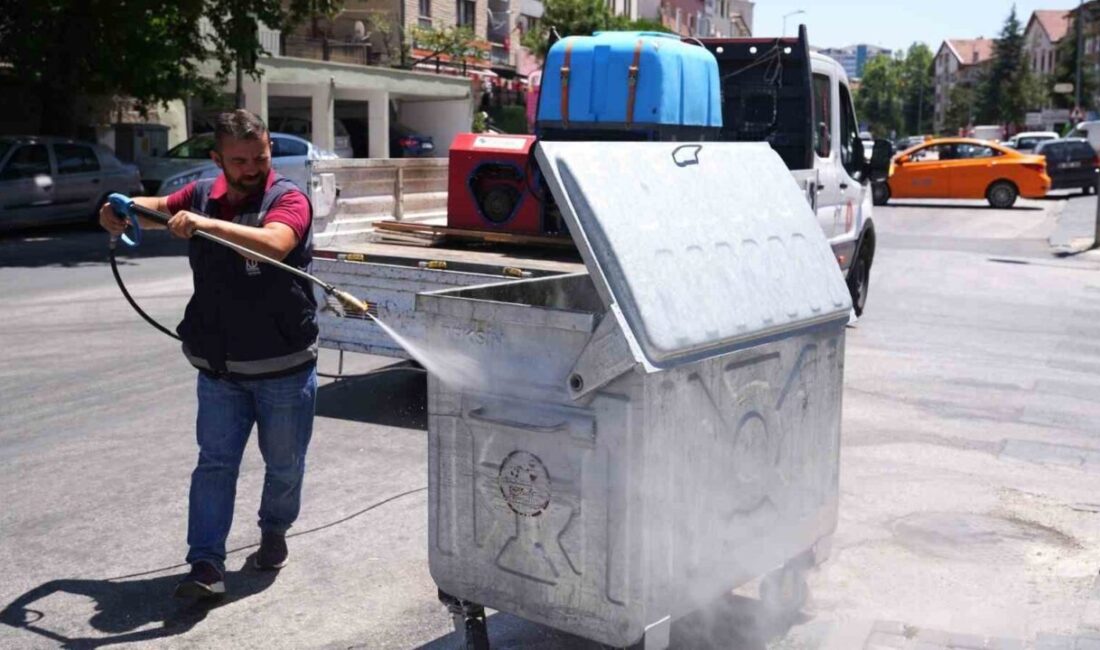 Keçiören’de haşere ve sineklere karşı önlem Ankara Keçiören Belediyesi, sıcak