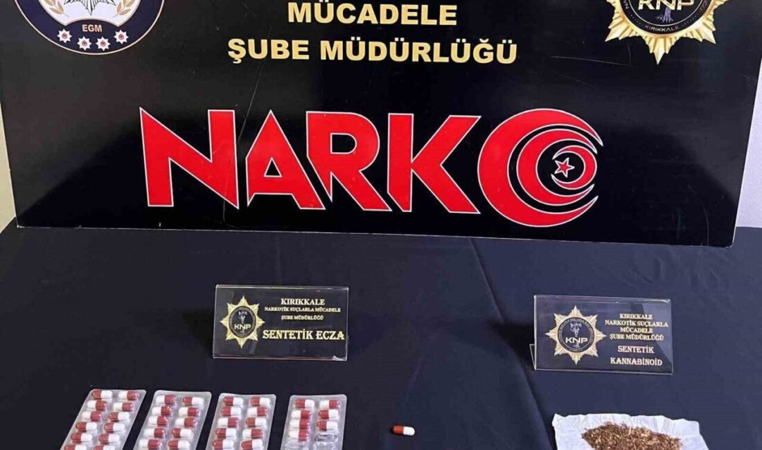 Kırıkkale’de bir haftada uyuşturucudan 3 şüpheli tutuklandı Kırıkkale'de polis operasyonları sonucunda