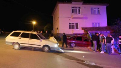 Kırıkkale'de gece meydana gelen trafik kazasında, S.D. ve E.A. isimli