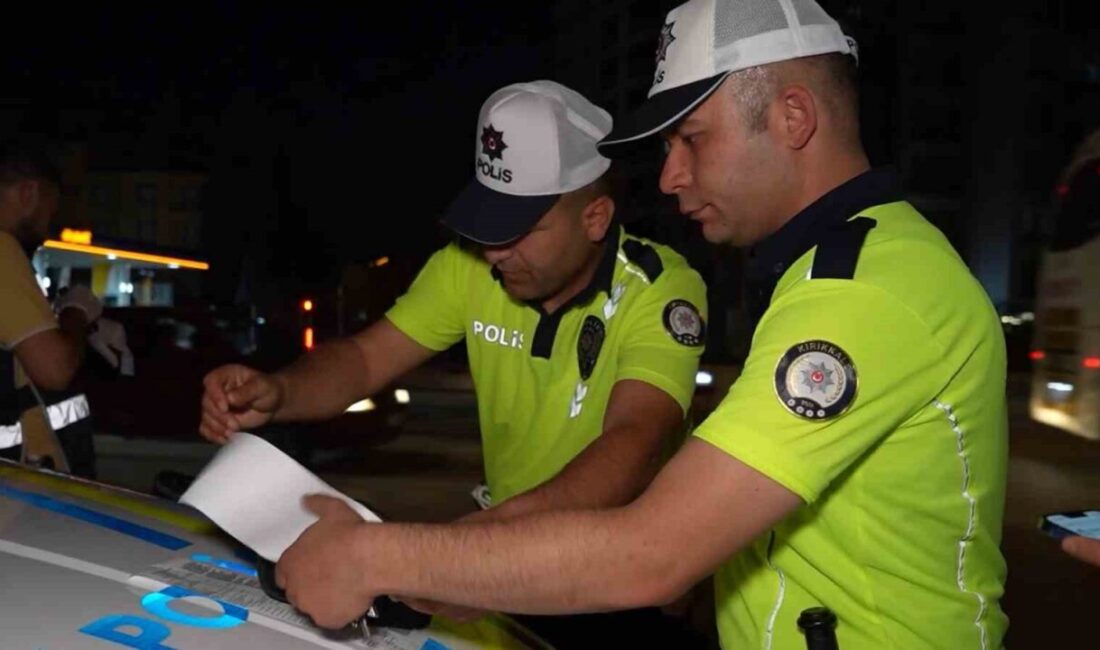 Kırıkkale’de otomobiliyle drift yapan sürücüye 46 bin lira ceza Kırıkkale'de KGYS kameraları ile