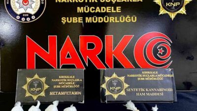 Kırıkkale'de polis operasyonunda çeşitli uyuşturucu maddeler ele geçirildi. 5 kişi