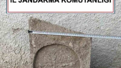 Kırşehir'in Mucur ilçesinde jandarma tarafından durdurulan bir araçta Bizans dönemine