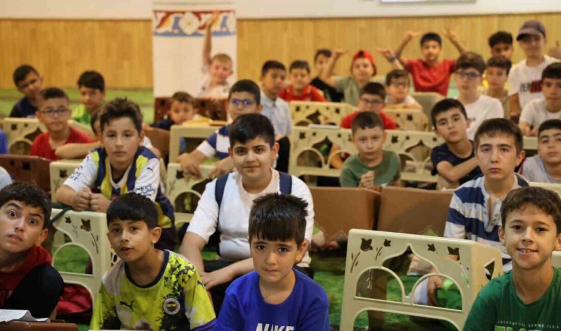 Kırşehir’de yaz Kur’an kursları başladı Kırşehir'de Hamidiye Camii'nde yaz