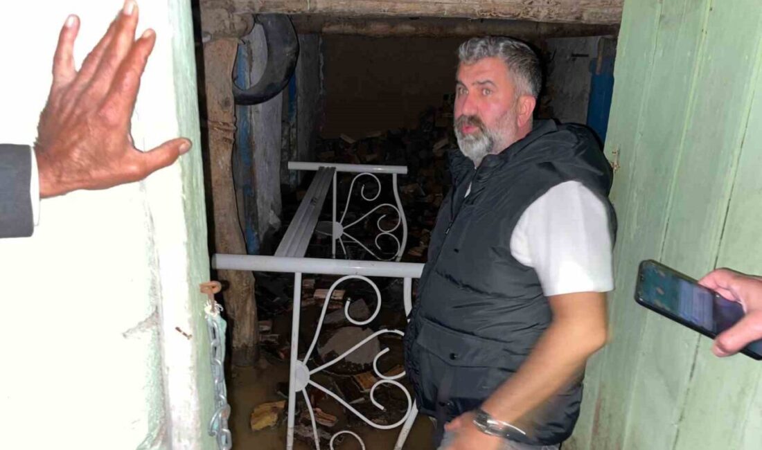 Kırşehir'in Toklümen köyünde aşırı yağışlardan kaynaklanan sel ve su baskınında