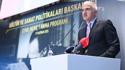 Kültür ve Turizm Bakanı Mehmet Nuri Ersoy, Cemil Meriç'i anma
