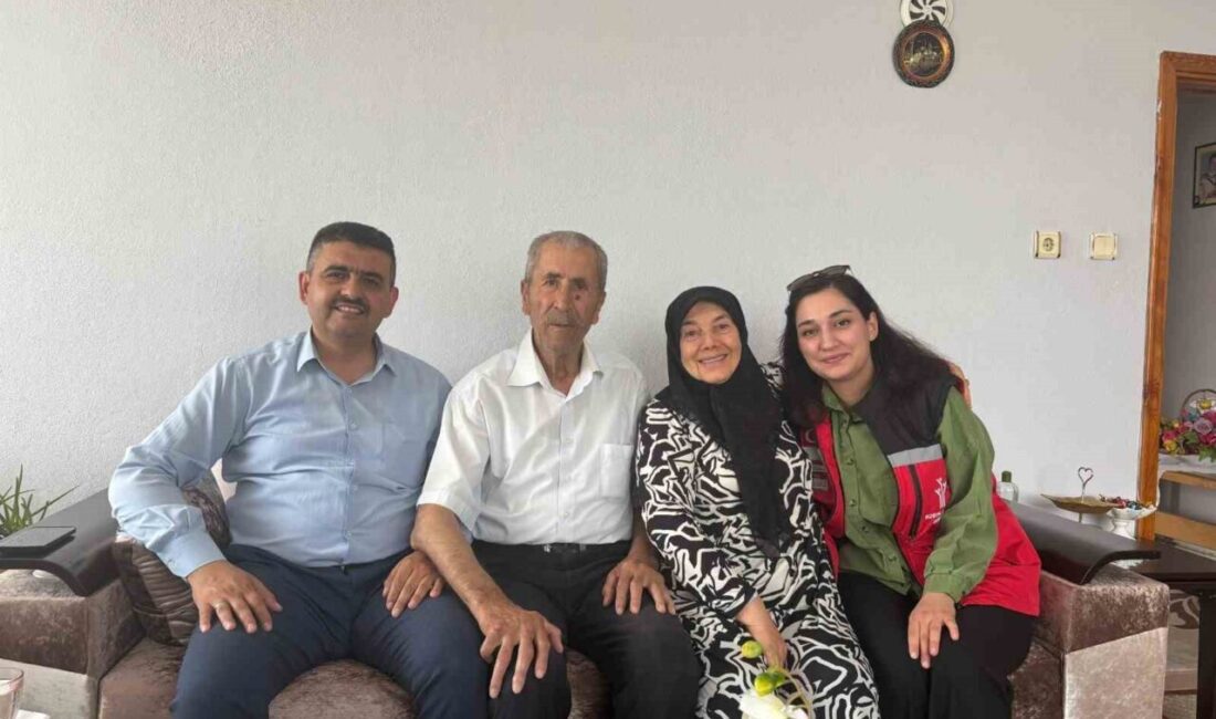 Osmancık ilçesinde gazi ve şehit aileleri, Kurban Bayramı öncesinde ziyaret